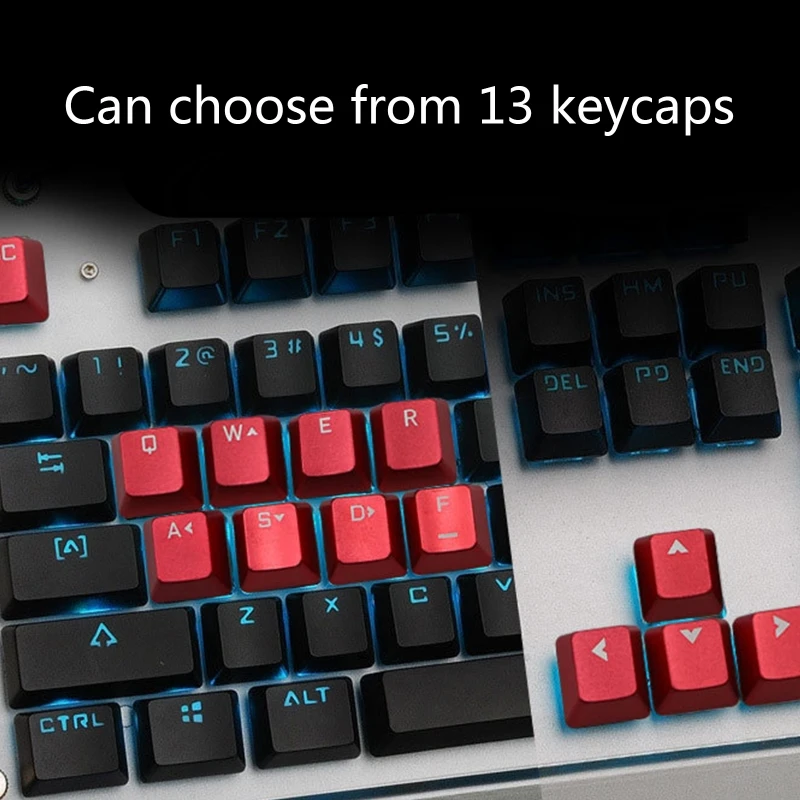 Replaceable Front Engraving Mechanical Keyboard Metal Keycaps ESC QWERASDF Arrow Cross Shaft Key Cap
Replaceable Front Engraving Mechanical Keyboard Metal Keycaps ESC QWERASDF Arrow Cross Shaft Key Cap