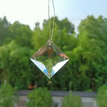 4 Holes Square Crystal Prisms Clear Glass Chandelier Crystals Beads Pendants Suncatcher Home Decoration Hanging Ornament 35MM
4 Holes Square Crystal Prisms Clear Glass Chandelier Crystals Beads Pendants Suncatcher Home Decoration Hanging Ornament 35MM