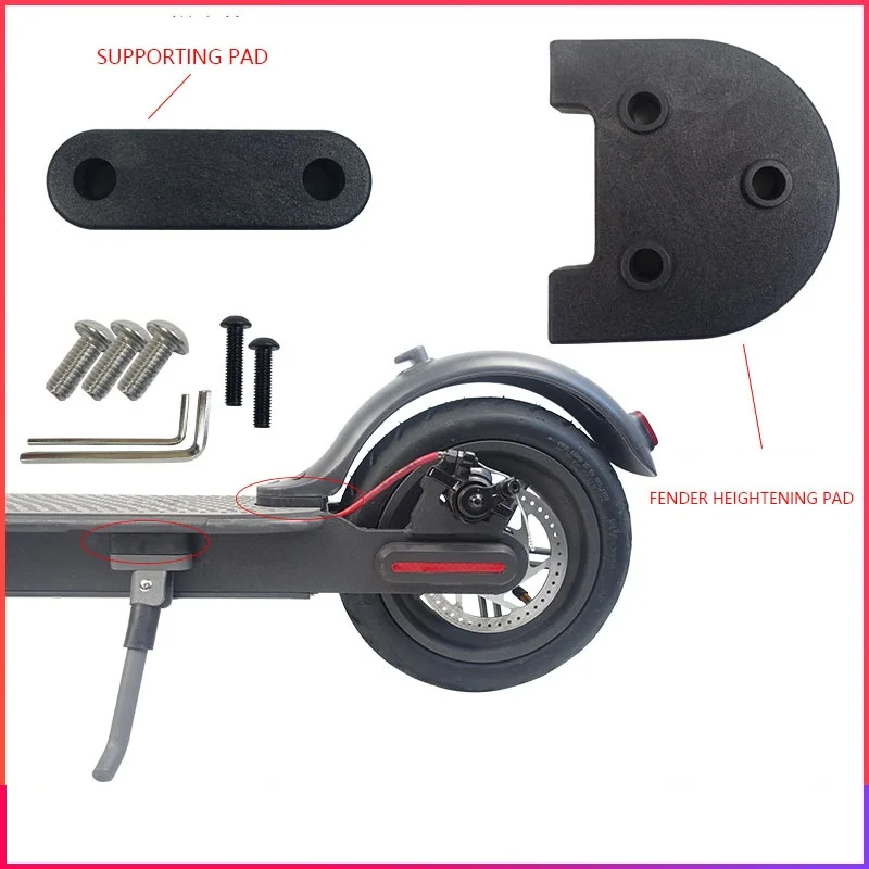 For Xiaomi M365 Pro Rear Mudguard Spacer Kickstand Spacer Upgrade 3D Printed Modification for M365 Wheel Kit/Foot Support
For Xiaomi M365 Pro Rear Mudguard Spacer Kickstand Spacer Upgrade 3D Printed Modification for M365 Wheel Kit/Foot Support