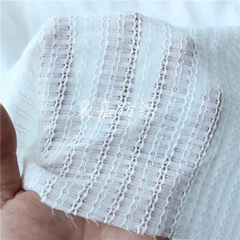 White Cotton Hollow Jacquard Fabric Summer Dress Shirt Skirt Fabric Apparel Sewing DIY 100x135cm 
White Cotton Hollow Jacquard Fabric Summer Dress Shirt Skirt Fabric Apparel Sewing DIY 100x135cm