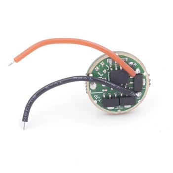 

3.7V~4.2V 17mm 7135x3 MCU Dimming 1050mA 2-Mode(High-SOS) LED Circuit Board Driver for CREE Q5/ XM-L T6 U3 U2/ XP-L V5 V2 V3