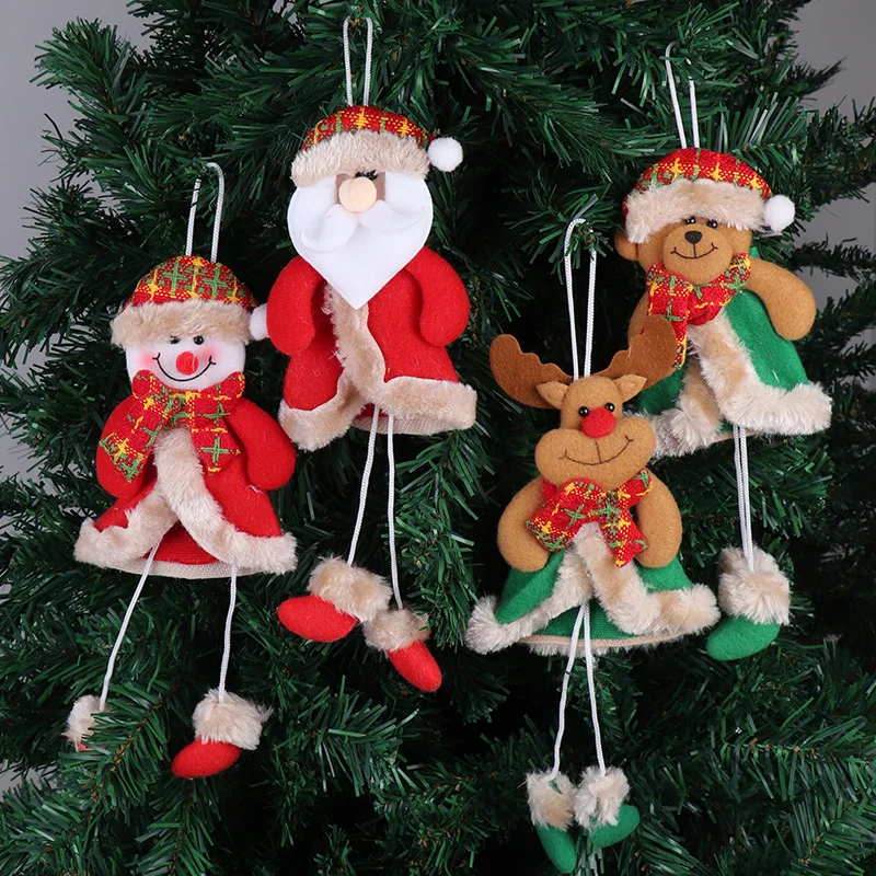 Новые рождественские украшения Рождественская елка кукла-подвеска в виде