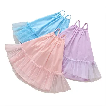 Summer European and American Girls Dress, Baby and Young Children Candy Pure Color Fashion Sling Skirt A-shaped Skirt Screen 40 
Summer European and American Girls Dress, Baby and Young Children Candy Pure Color Fashion Sling Skirt A-shaped Skirt Screen 40