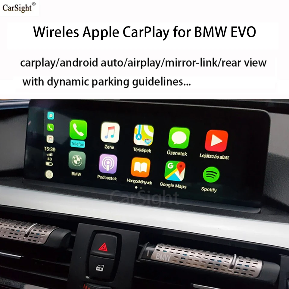 Новинка 2019 интерфейсы CarPlay для BMW F30 F31 F34 музыкальные проигрыватели Siri витрина iPhone
