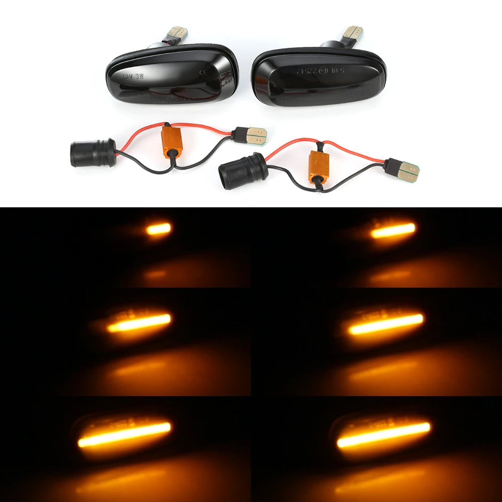 2pcs Yellow Led Turn Signal Dyn AmicSide Marker Sequential Blinker Light for Opel Astra G 1998-2009 for Opel Zafira A 1999-2005
2pcs Yellow Led Turn Signal Dyn AmicSide Marker Sequential Blinker Light for Opel Astra G 1998-2009 for Opel Zafira A 1999-2005