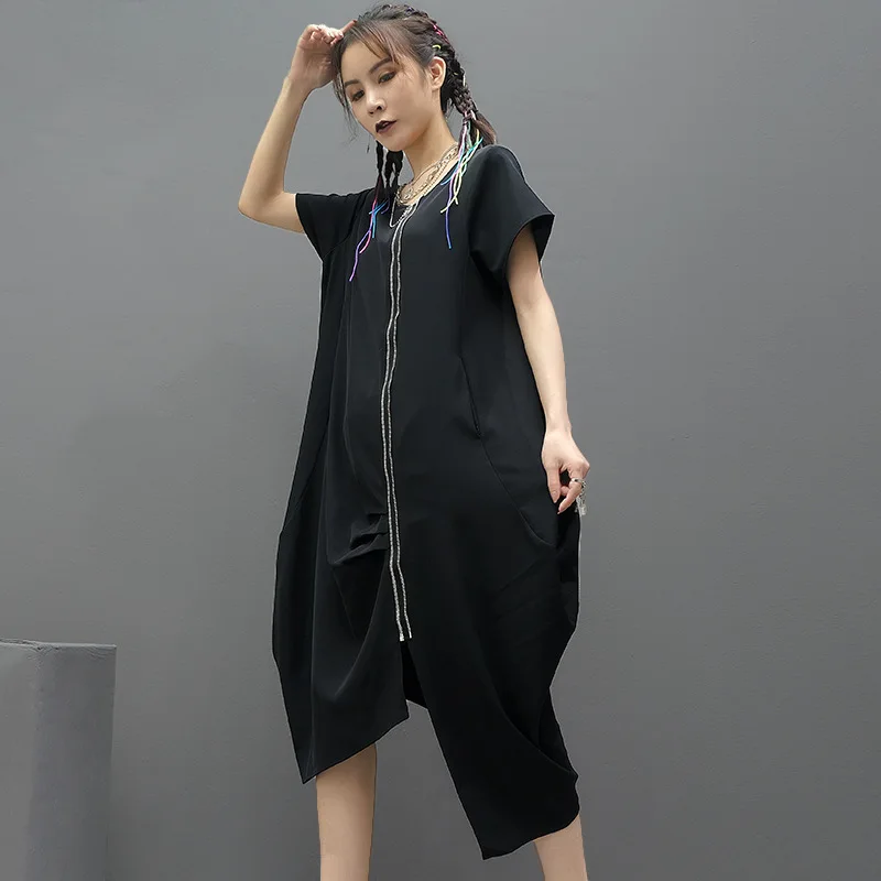 Ladies Dress Summer New Classic Dark Irregular Zipper Design Fashion Casual Loose Large Size Skirt
Ladies Dress Summer New Classic Dark Irregular Zipper Design Fashion Casual Loose Large Size Skirt