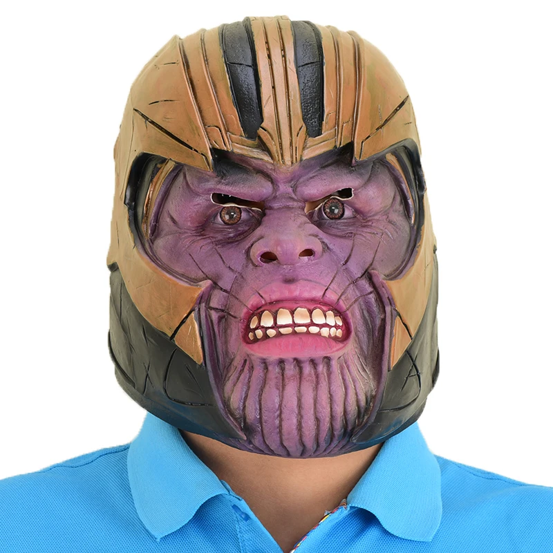 Avengers 4 Endgame Thanos Latex Mask Helmet Marvel Superhero Infinity Gauntlet Cosplay Masks Halloween Party Deluxe Props
Avengers 4 Endgame Thanos Latex Mask Helmet Marvel Superhero Infinity Gauntlet Cosplay Masks Halloween Party Deluxe Props