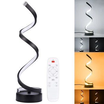 24W Eye Protection Desk Light LED Table Lamp Bedroom Bedside Spiral Warm Reading Lamp Modern Simple Curved Dimmable Table Lamp
24W Eye Protection Desk Light LED Table Lamp Bedroom Bedside Spiral Warm Reading Lamp Modern Simple Curved Dimmable Table Lamp