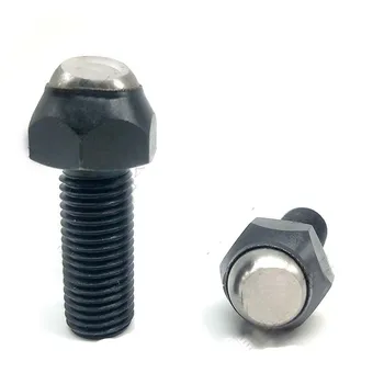 

1pcs M16 bead positioning screws hexagon flat ball plunger screw angle seat type lock bolts black color bolt 50mm-60mm long