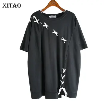 XITAO Pullover Pleated T Shirt Fashion New Women 2020 Summer Small Fresh Black Bandage Elegant Minority Style Tee Top DMY4613
XITAO Pullover Pleated T Shirt Fashion New Women 2020 Summer Small Fresh Black Bandage Elegant Minority Style Tee Top DMY4613