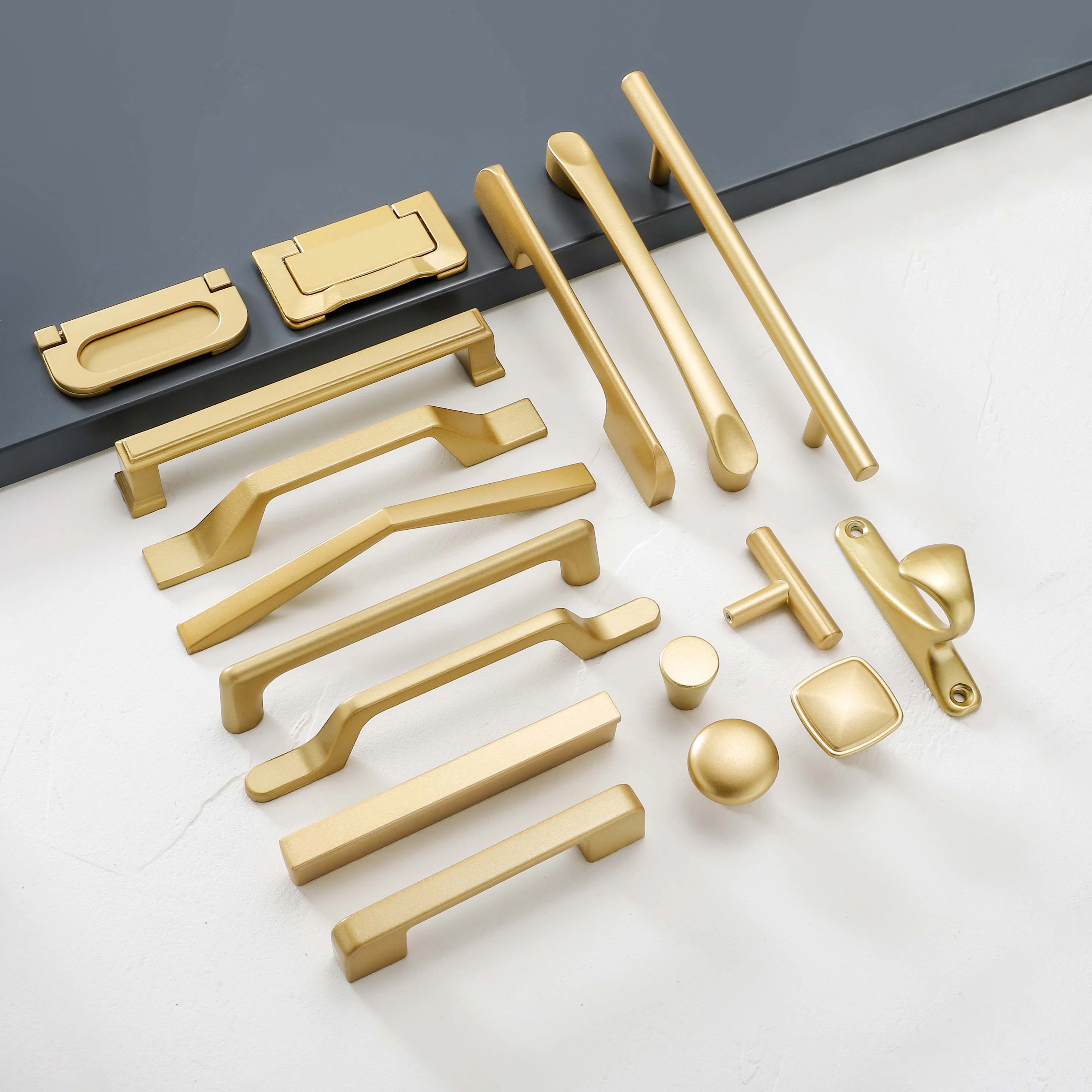 Simple Style Matte Gold Cabinet Handles Solid Aluminum Alloy Kitchen Cupboard Pulls Drawer Knobs Furniture Handle Hardware
Simple Style Matte Gold Cabinet Handles Solid Aluminum Alloy Kitchen Cupboard Pulls Drawer Knobs Furniture Handle Hardware