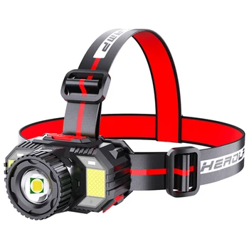Portable Mini LED Headlamp 4 Lighting Modes Flashlight Headlight Torch Intelligent Sensing USB Rechargeable for Camping Headlamp
Portable Mini LED Headlamp 4 Lighting Modes Flashlight Headlight Torch Intelligent Sensing USB Rechargeable for Camping Headlamp