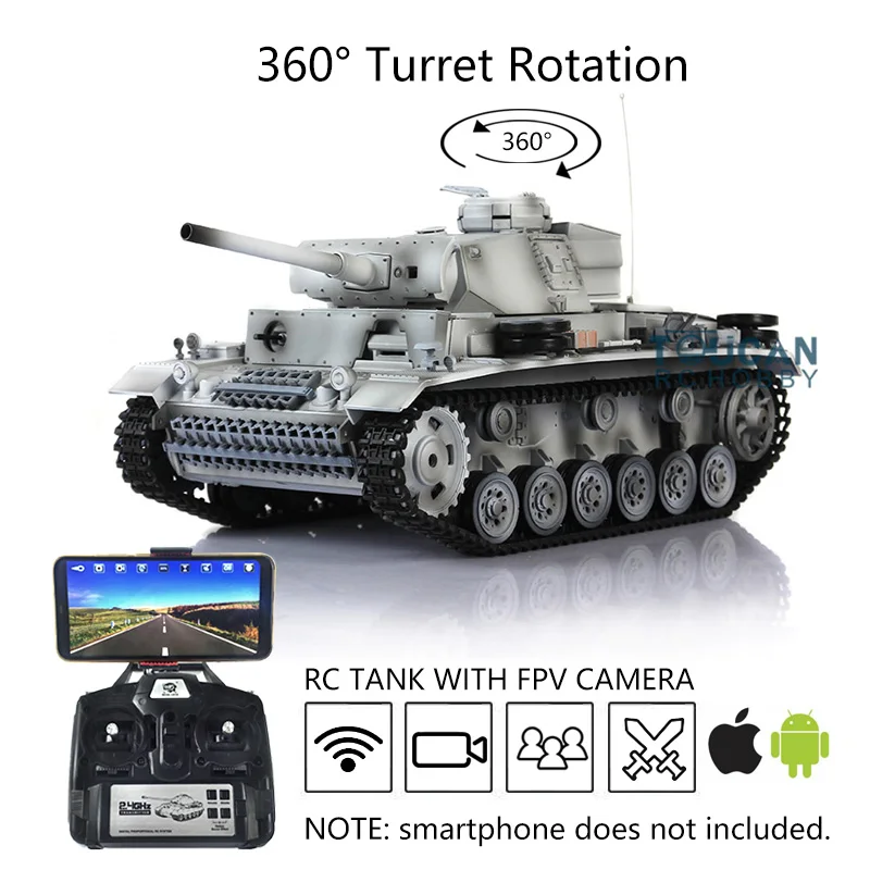 1/16 Snow HENG LONG FPV 7,0 Модернизированный Танк Panzer IV F2 RTR RC 3859 360 °
1/16 Snow HENG LONG FPV 7,0 Модернизированный Танк Panzer IV F2 RTR RC 3859 360 °