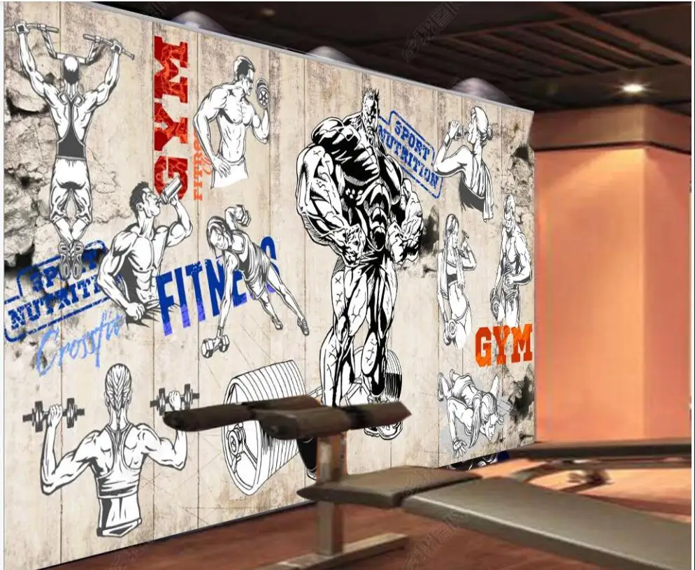 Custom mural on the wall 3d photo wallpaper Retro Hercules Gym Plank living room home decor wallpaper for wall 3 d in rolls
Custom mural on the wall 3d photo wallpaper Retro Hercules Gym Plank living room home decor wallpaper for wall 3 d in rolls
