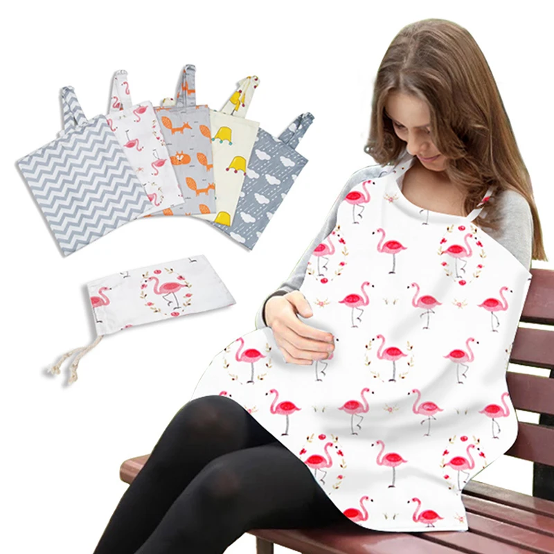 Flamingo Breathable Cotton Privacy Nursing Feeding Cover Breastfeeding Covers Baby Nurse Infant Muslin Cloth Frenulum Cape Apron
Flamingo Breathable Cotton Privacy Nursing Feeding Cover Breastfeeding Covers Baby Nurse Infant Muslin Cloth Frenulum Cape Apron