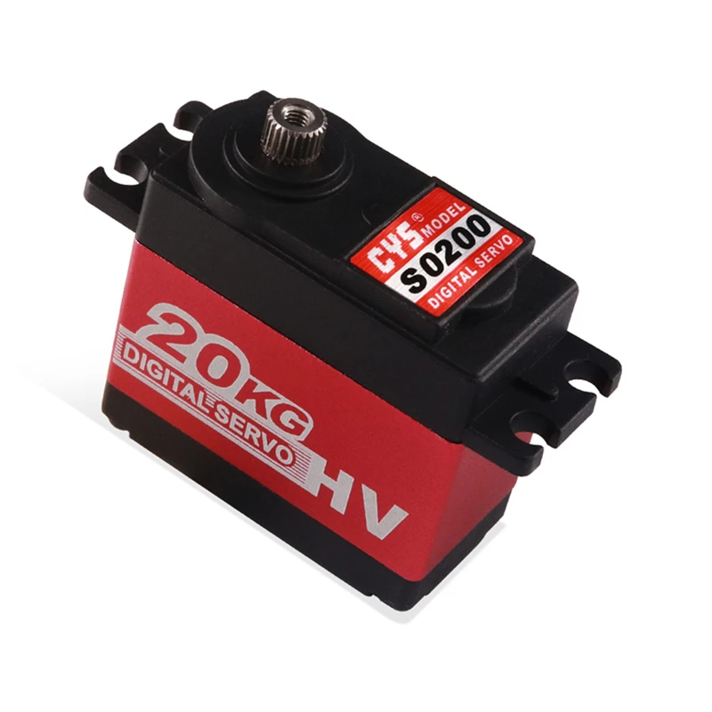 CYS S0200 20 кг стандартный размер водонепроницаемый рулевой механизм HV Цифровой RC сервопривод для радиоуправляемого автомобиля для подъема по бездорожью 
CYS S0200 20 кг стандартный размер водонепроницаемый рулевой механизм HV Цифровой RC сервопривод для радиоуправляемого автомобиля для подъема по бездорожью