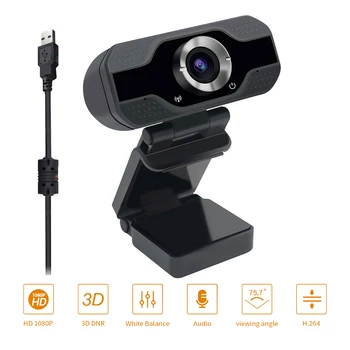 1080P HD Webcam Built-in Microphone Smart Web Camera USB Computer Webcam for Conference Video Online Class Live Teaching
1080P HD Webcam Built-in Microphone Smart Web Camera USB Computer Webcam for Conference Video Online Class Live Teaching