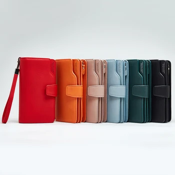 2020 Wallet Female Leather Wallet Leisure Purse 3Fold Top Quality Women Long Coin Purse Many Card Slot Wallets
2020 Wallet Female Leather Wallet Leisure Purse 3Fold Top Quality Women Long Coin Purse Many Card Slot Wallets