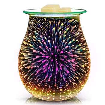 Electrics Candle 3D Effect Essential Oil Diffuser Warmer Glass Tart Burner Night Light Wax Melt Warmer for Home Office Bedroom
Electrics Candle 3D Effect Essential Oil Diffuser Warmer Glass Tart Burner Night Light Wax Melt Warmer for Home Office Bedroom