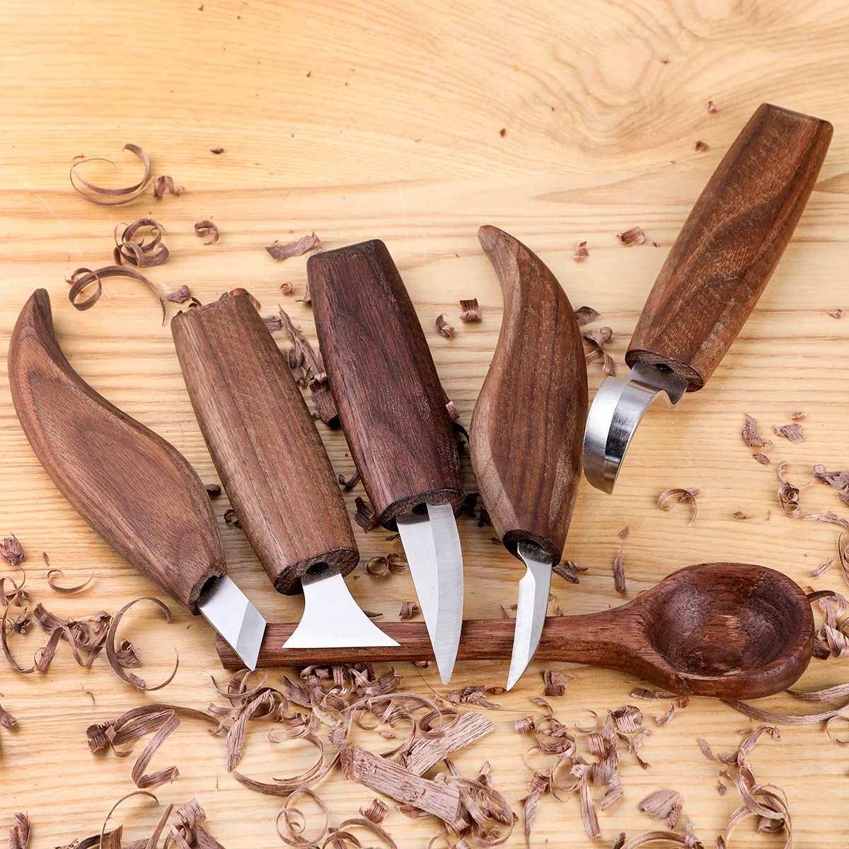 Chisel Woodworking Cutter Hand Tool Set 1/5/10/12pcs Wood Carving Knife DIY Peeling Woodcarving Sculptural Spoon Carving Cutter
Chisel Woodworking Cutter Hand Tool Set 1/5/10/12pcs Wood Carving Knife DIY Peeling Woodcarving Sculptural Spoon Carving Cutter