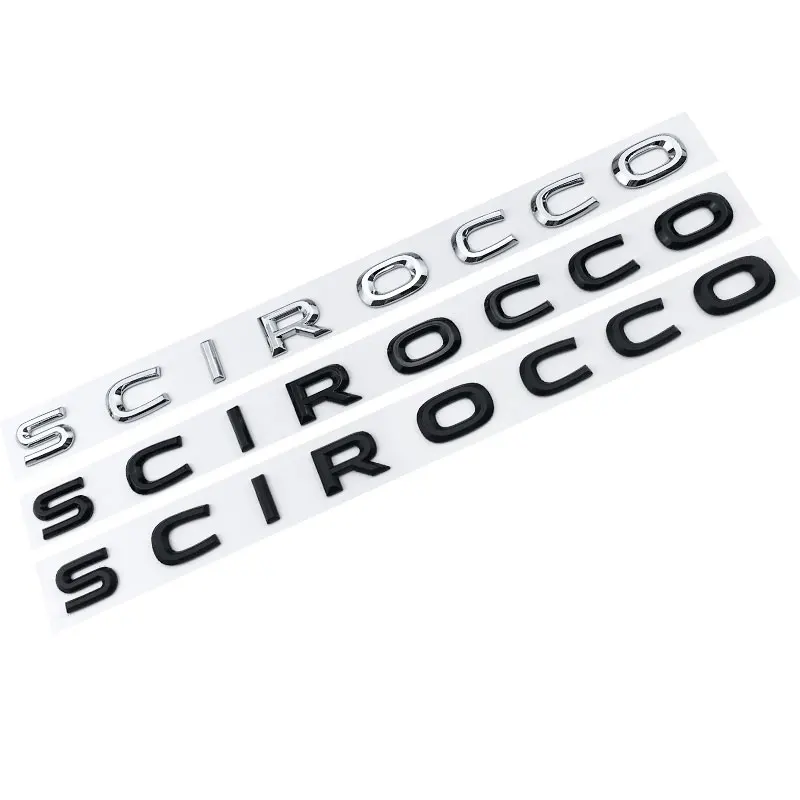 ABS Letters Emblem for SCIROCCO Car Styling Middle Trunk Car Model Wording Logo Sticker Chrome Glossy Black Matte Black
ABS Letters Emblem for SCIROCCO Car Styling Middle Trunk Car Model Wording Logo Sticker Chrome Glossy Black Matte Black