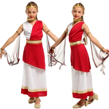 

Halloween Carnival purim kids girls masquerade Egyptian performance clothing Arab Princess dress Fancy Dress