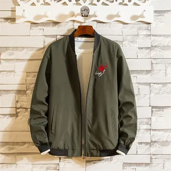 Man's Jacket Spring Loose Casual Hip Hop Solid Color Embroidered Jacket Personality Baseball Clothing Maggie's Walker Streetwear
Man's Jacket Spring Loose Casual Hip Hop Solid Color Embroidered Jacket Personality Baseball Clothing Maggie's Walker Streetwear