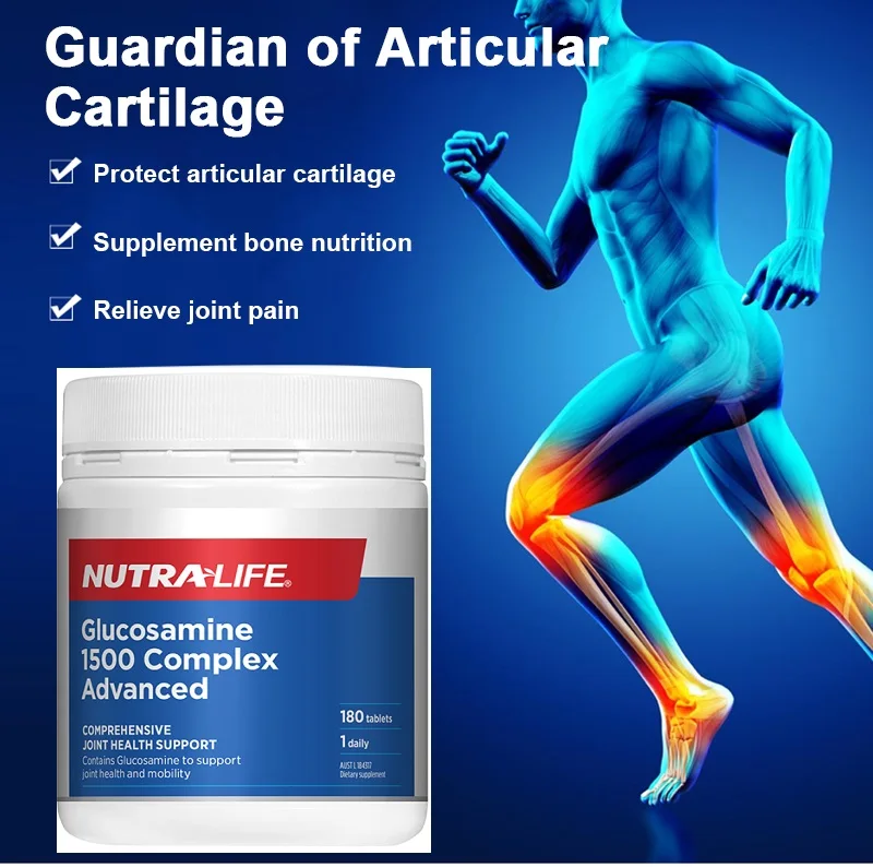 NutraLife Glucosamine 1500mg ADVANCED Chondroitin Sulfate MSM Healthy Joint Function Cartilage Tendons Ligaments Osteoarthritis
NutraLife Glucosamine 1500mg ADVANCED Chondroitin Sulfate MSM Healthy Joint Function Cartilage Tendons Ligaments Osteoarthritis