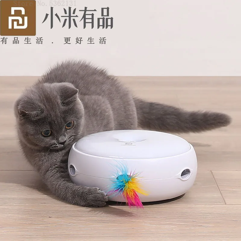 Youpin Smart Interactive Cat Toy Teasing Cat Stick Game Electric Self Rotating Turntable Pets Playing Toys Motion Activated Toy
Youpin Smart Interactive Cat Toy Teasing Cat Stick Game Electric Self Rotating Turntable Pets Playing Toys Motion Activated Toy