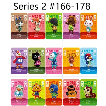Series 2 (166 to 178) Animal Crossing Card Amiibo Cards locks nfc Card Work for Switch NS 3DS Games Series 2 (166 to 178)
Series 2 (166 to 178) Animal Crossing Card Amiibo Cards locks nfc Card Work for Switch NS 3DS Games Series 2 (166 to 178)
