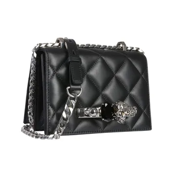 Crystal Diamond Drilled Cranial Skull Ring Famous Brand Women Diamond Lattice Handbag Genuine Leather Chain Shoulder Bag MQ-1
Crystal Diamond Drilled Cranial Skull Ring Famous Brand Women Diamond Lattice Handbag Genuine Leather Chain Shoulder Bag MQ-1