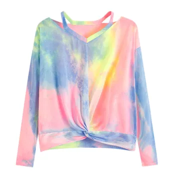Autumn MAXIORILL women sweatshirt толстовка толстовки Pullover sweatshirt Gradient Contrast Color Printed Long Sleeve Top #3
Autumn MAXIORILL women sweatshirt толстовка толстовки Pullover sweatshirt Gradient Contrast Color Printed Long Sleeve Top #3