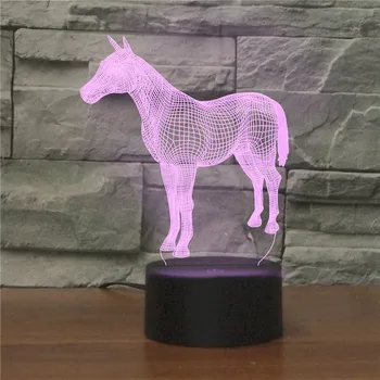 WENHSIN New Horse 3D Light Colorful Visual Light Touch Switch LED Night Light 
WENHSIN New Horse 3D Light Colorful Visual Light Touch Switch LED Night Light