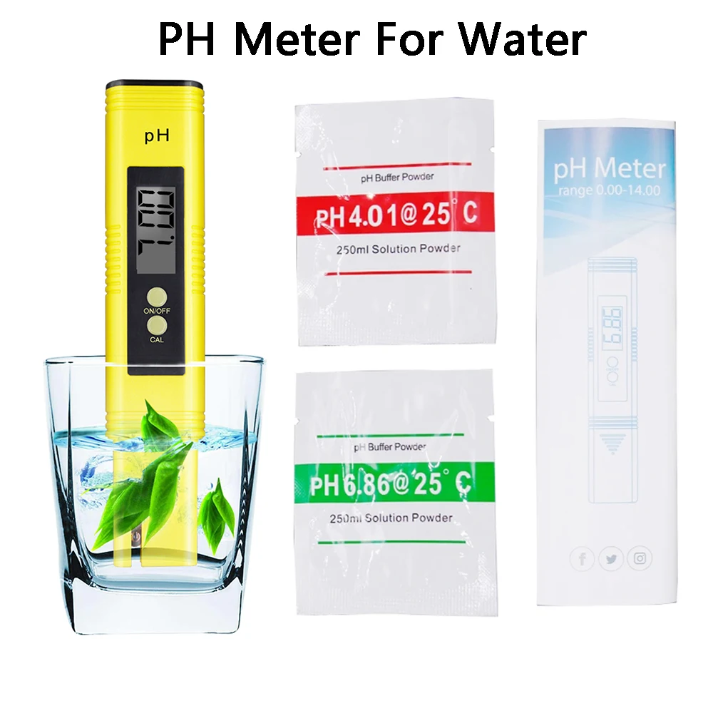 10Pcs/lot Digital PH Tester Acidity Meter Water Quality Test Tool Purity Monitor 0.01 PH Detector for Aquarium Pool Laboratory
10Pcs/lot Digital PH Tester Acidity Meter Water Quality Test Tool Purity Monitor 0.01 PH Detector for Aquarium Pool Laboratory