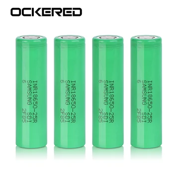 New INR18650 25R Battery 3.7V 3400mAh Rechargeable Li-ion Battery for Flashlight e-cigarette Betteria for Samsung 18650 Battery
New INR18650 25R Battery 3.7V 3400mAh Rechargeable Li-ion Battery for Flashlight e-cigarette Betteria for Samsung 18650 Battery