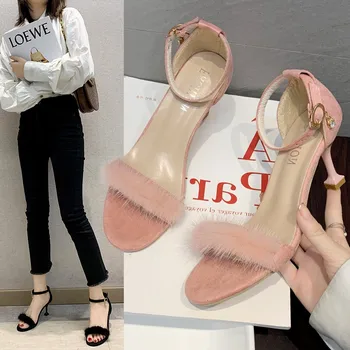 sweet fur ball women sandals new open toe hollow buckle gladiator sandales trendy fresh chunky dress shoes flock zapatos mujer
sweet fur ball women sandals new open toe hollow buckle gladiator sandales trendy fresh chunky dress shoes flock zapatos mujer