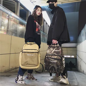 Fashion trend large-capacity bag men's street net bag backpack male college student bag male tide wild
Fashion trend large-capacity bag men's street net bag backpack male college student bag male tide wild
