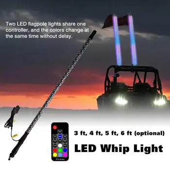 3-6ft Light Antenna LED Flag Whip Lighted Flagpole Remote For Off-road Vehicles UTV RZR ATV For Jeep Sand Rails Car Decor
3-6ft Light Antenna LED Flag Whip Lighted Flagpole Remote For Off-road Vehicles UTV RZR ATV For Jeep Sand Rails Car Decor