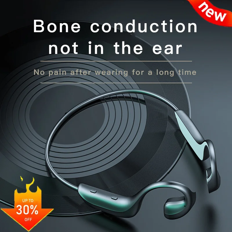 Bone Conduction Wireless Bluetooth Earphones Stereo Headset Ear Hook Sport Headphones For ios android Waterproof With Microphone
Bone Conduction Wireless Bluetooth Earphones Stereo Headset Ear Hook Sport Headphones For ios android Waterproof With Microphone