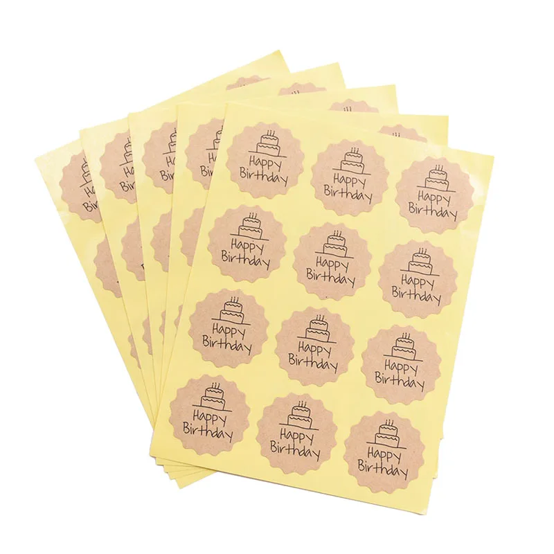 5 sheets Black White HAPPY BIRTHDAY Sticker Adhesive Kraft Seal Sticker for Birthday Party Decor DIY Baking Gift Label 4 Styles
5 sheets Black White HAPPY BIRTHDAY Sticker Adhesive Kraft Seal Sticker for Birthday Party Decor DIY Baking Gift Label 4 Styles