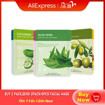 Sheet Face Mask Fresh Fruits Honey Olive Cucumber Blueberry Aloe Vera Pomegranate Whitening Moisturizing Oil Control
Sheet Face Mask Fresh Fruits Honey Olive Cucumber Blueberry Aloe Vera Pomegranate Whitening Moisturizing Oil Control