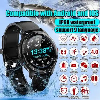 KINCO L9 Smart Watch ECG Heart Rate Calls Reminder Full Touch Smartwatch IP68 Waterproof Watch Men For Android IOS 19 languages
KINCO L9 Smart Watch ECG Heart Rate Calls Reminder Full Touch Smartwatch IP68 Waterproof Watch Men For Android IOS 19 languages