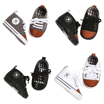 Baby Boy Girl High Top Sneaker Soft Anti-Slip Sole Lace-up Infant Toddler Simple Convenient First Walker Shoes
Baby Boy Girl High Top Sneaker Soft Anti-Slip Sole Lace-up Infant Toddler Simple Convenient First Walker Shoes