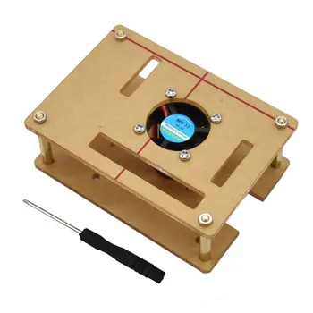 1Set Durable Acrylic Case Cover with Cooling Fan Screwdriver Black Heatsinks for Raspberry Pi 4B/3B+/3B Accessories
1Set Durable Acrylic Case Cover with Cooling Fan Screwdriver Black Heatsinks for Raspberry Pi 4B/3B+/3B Accessories