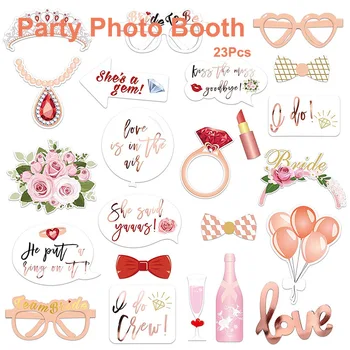 23Pcs Hen's Night Bride To Be Party Bachelorette Selfie Photo Booth Prop Game Decoration for Wedding Party Supplies BDF99
23Pcs Hen's Night Bride To Be Party Bachelorette Selfie Photo Booth Prop Game Decoration for Wedding Party Supplies BDF99