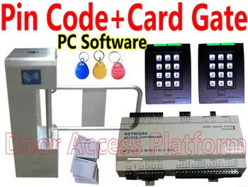 Pin Code+RFID Card Swing gate Access Enter+Exit Turnstie,IP Access Controller+Turnstile gate,Pedestrian passageway Wing gate kit
Pin Code+RFID Card Swing gate Access Enter+Exit Turnstie,IP Access Controller+Turnstile gate,Pedestrian passageway Wing gate kit
