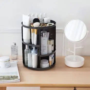 Rotating Cosmetics Storage Rack Makeup Carousel Container Spinning Holder Storage Rack Desktop Plastic Storage Shelf For Home
Rotating Cosmetics Storage Rack Makeup Carousel Container Spinning Holder Storage Rack Desktop Plastic Storage Shelf For Home