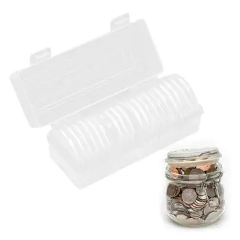 20 Coin Capsules with 5 Sizes Protect Gasket and 1 Plastic Storage Box for 18mm/23mm/28mm/33mm/38mm Coins Collection
20 Coin Capsules with 5 Sizes Protect Gasket and 1 Plastic Storage Box for 18mm/23mm/28mm/33mm/38mm Coins Collection