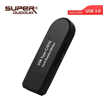 USB 3.0 Memory Card Reader OTG Type C Adapter Mini Card Reader For Micro SD/TF Computer Laptop
USB 3.0 Memory Card Reader OTG Type C Adapter Mini Card Reader For Micro SD/TF Computer Laptop