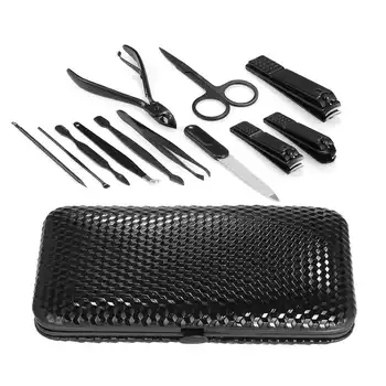 12Pcs /Kit Portable Manicure Implement Pedicure Tool Kit Fingernail Clippers Nail Clippers Nail Care Set With PU Travel Case
12Pcs /Kit Portable Manicure Implement Pedicure Tool Kit Fingernail Clippers Nail Clippers Nail Care Set With PU Travel Case